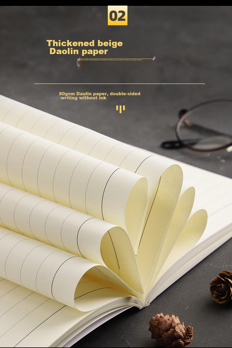 Elifo 2023 Party Member Study Notebook Stationery A5 Party History Study Notebook Work Learning Notebook Meeting Record Book 80 Pages 1 Set 4