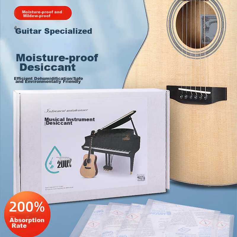Maneryuepu Guitar Desiccant, Piano Ukulele Violin Dehumidifier, Guzheng Wooden Instrument Dehumidifying Pack