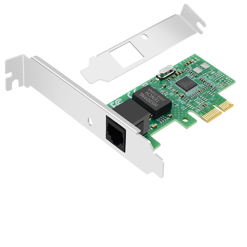 EB-LINK Intel I211 Chip PCI-E X1 Desktop Gigabit Ethernet Card Computer Wired Network Card Supports VLAN Network Aggregatio