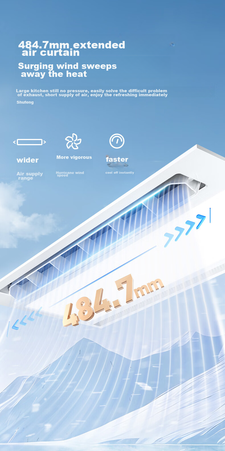 Midea Ceiling-Mounted Integrated Kitchen And Bathroom Lighting, Remote-Controlled Exhaust Fan with Ionization, Deodorizing, And Sterilization Functions B8P 9