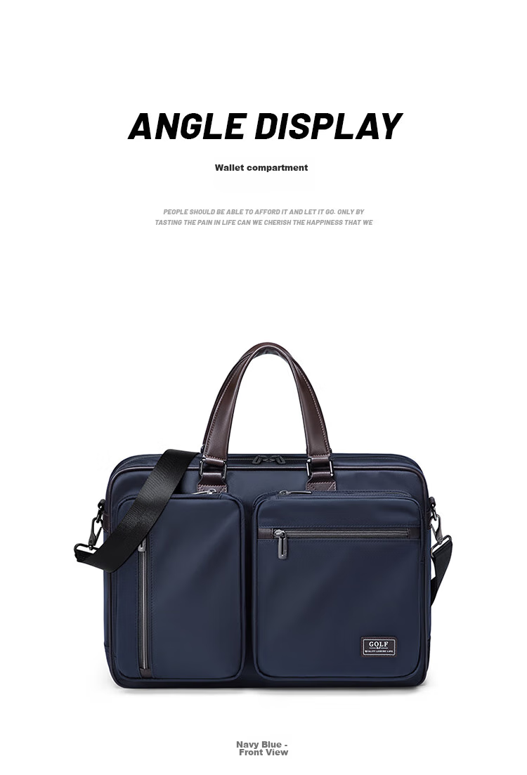 GOLF Business Briefcase for Men with Multiple Compartments, Handheld Bag for 15.6-Inch Laptop, Gift for Boyfriend Or Father 14