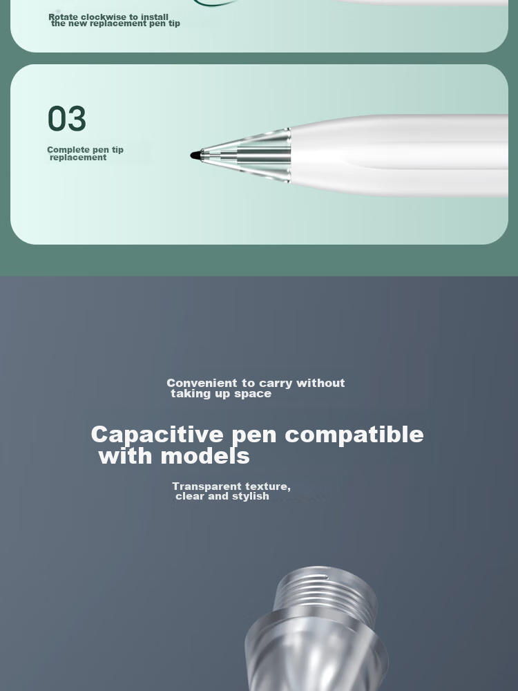 Aolang [3-Pack] Compatible with Huawei M&Pencil Stylus Tip, Matepad Tablet 2/3rd Generation/Third Generation Star Flash Touch Pen, Needle Tube Replacement Stylus Tip 8