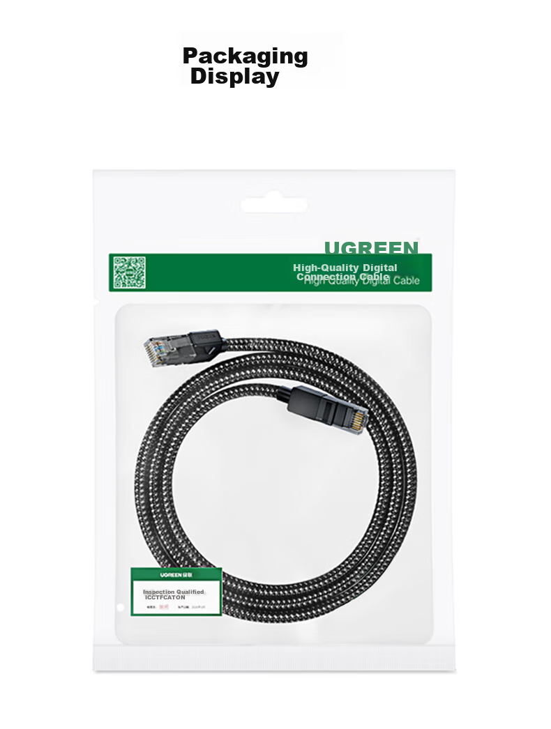UGREEN Cat6A Pure Copper 10 Gigabit Patch Cord, Ethernet Cable for Home Computer Network Engineering, 8-Core Twisted Pair Cable, Compatible with Gigabit And 2.5G, 25 Meters, 35808 21