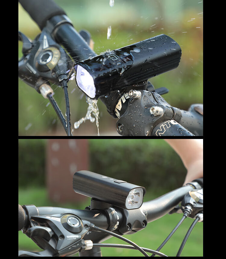 Move Iron Bicycle Light, Smart Sensor Front Light, Mountain Bike 1000 Lumens High Brightness Night Riding Light, Road Bike USB Rechargeable High-Intensity Flashlight, Cycling Equipment Accessories 18