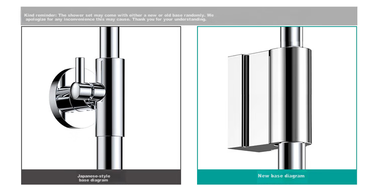 MICOE Shower Set Gun Gray Hot and Cold Shower Set Bathroom Pressurized Shower Head Full Set M-A130 6