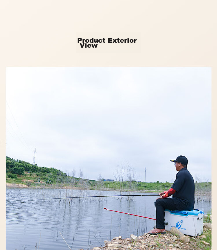 JD Original Dahuo 1 Comprehensive Fishing Rod, Carp And Bighead Carp Rod, Carbon Fiber Ultra-Light Ultra-Hard Carp Comprehensive Fishing Rod, 6.3m 18