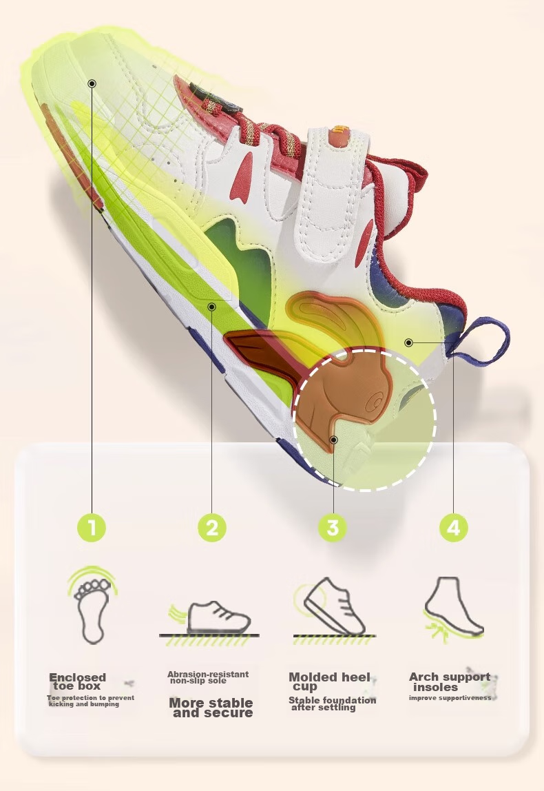 Katetu Children's Walking Shoes, Spring Season, for Older Kids, High-Top Sneakers, Functional Sports Shoes for Children, X3AG021 12