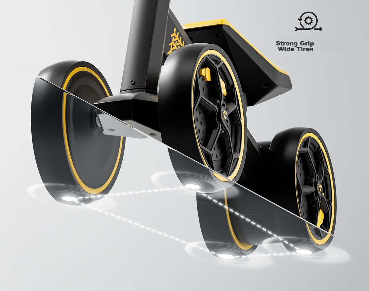 AUTOMOBILI LAMBORGHINI Children's Balance Bike for Ages 1-3, Anti-Rollover Baby Toy, National Day Birthday First Birthday Gift, Gliding Walker 10