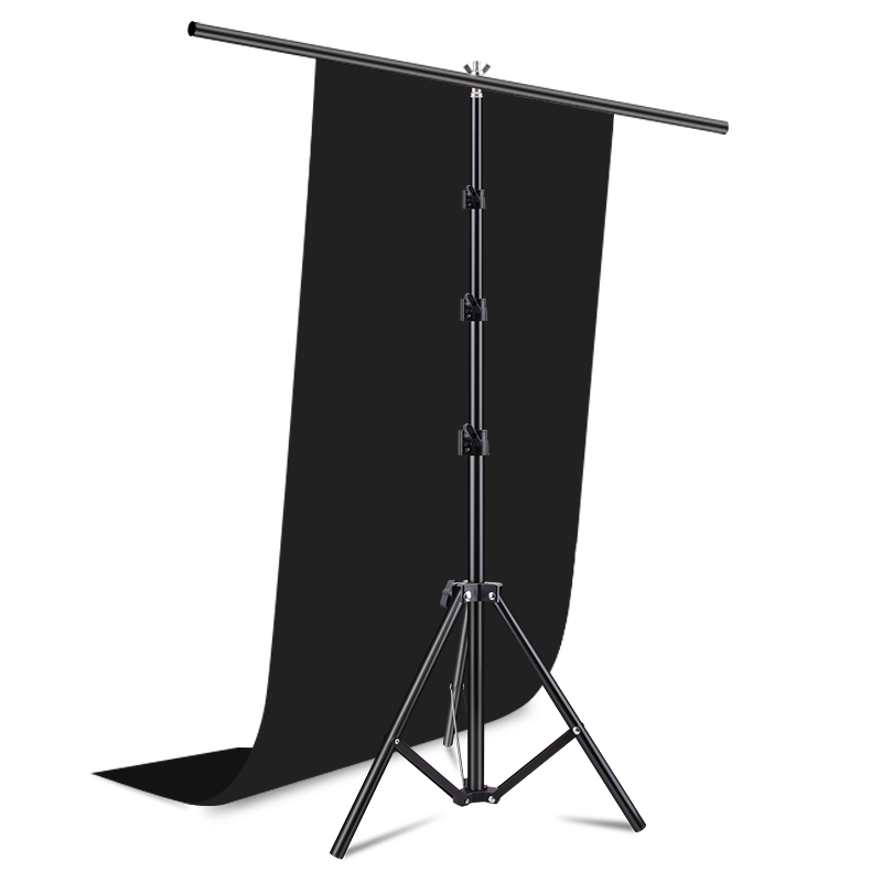 LATZZ 1.6*2 Meter Black Backdrop Cloth for Photography, Chroma Key Cloth, Thickened Solid Color Light-Absorbing Fabric, Studio Photography Backdrop, Portable Black Cloth