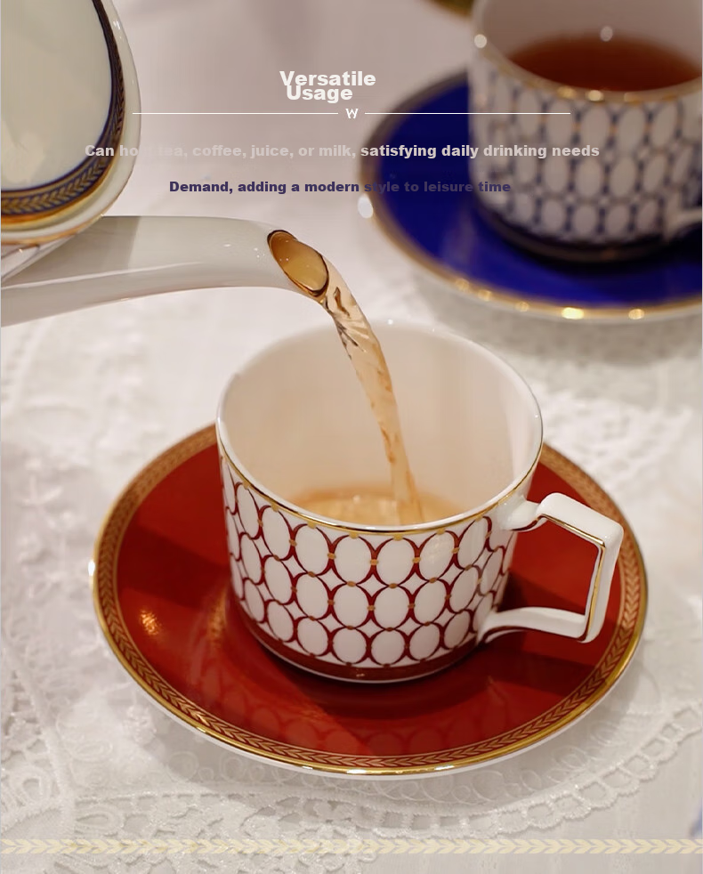 Wedgwood Mid-Autumn Festival Gift, Golden Powder Years Midnight Blue, 2 Cups And 2 Plates, Bone China Coffee Cups And Saucers, Afternoon Tea, Aesthetically Pleasing Coffee Cups 7