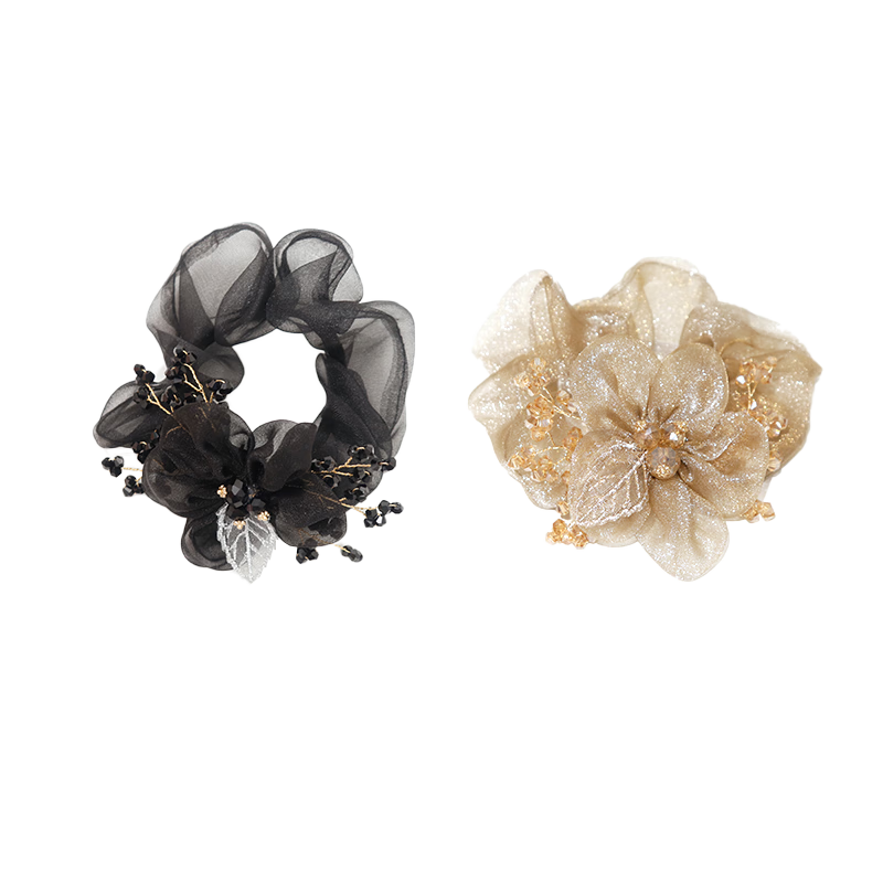 CHIMERA 2-Piece Hair Ties, Scrunchies, Hair Bands, Bun Holders, High-End Hair Accessories for Women, Mid-Autumn Festival Gift