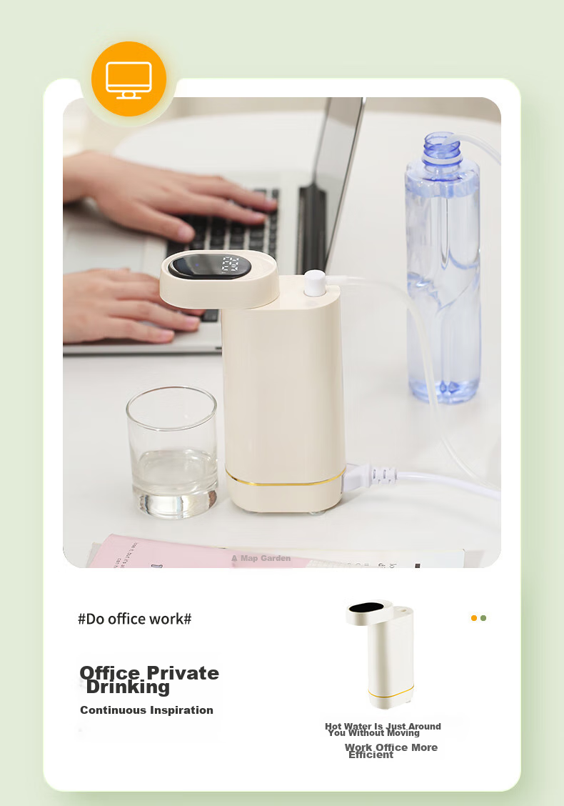 BGYAbogeya Popular Portable Hot Water Dispenser, Lightweight And Compact, 7 Temperature Settings, 8 Cup Capacity, 3rd Generation Large Screen Model 003 12