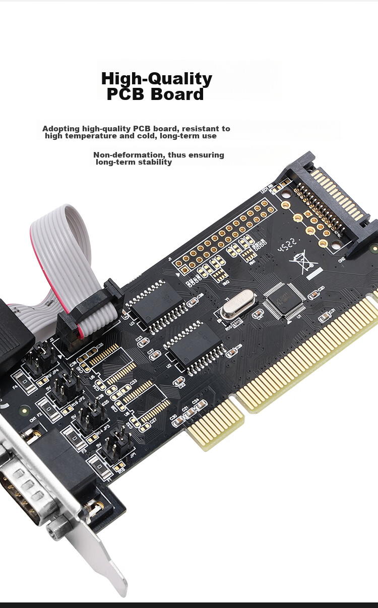 MOGE Desktop PCI to RS232 Serial Card, Dual PCI Serial Ports, Domestic Chip Supports Kylin And Tongxin Domestic Platforms, MC1362 8