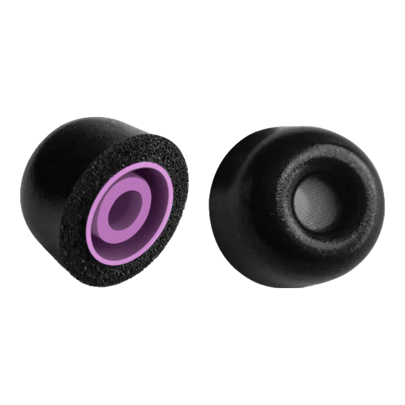 Masentek Ear Tips for Sony WF-1000XM5 Noise Cancelling Bluetooth Earbuds 3/4, Memory Foam Original Accessories Set, In-Ear Silicone Tips, Small Black