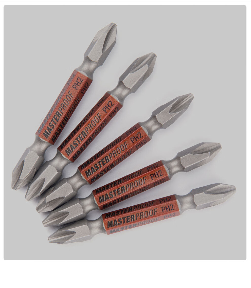 MASTERPROOF Ratchet Wrench, Hexagonal Strong Magnetic Short Screwdriver Head S2 Set, Ultra-Short Electric Screwdriver, Magnetic Hexagonal 8