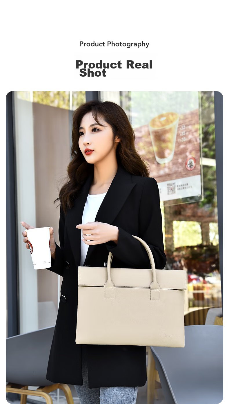 BRINCH Laptop Bag for Women, 15.6-Inch, Handheld, Suitable for Commuting And Business, Compatible with Apple And Huawei Laptops 10