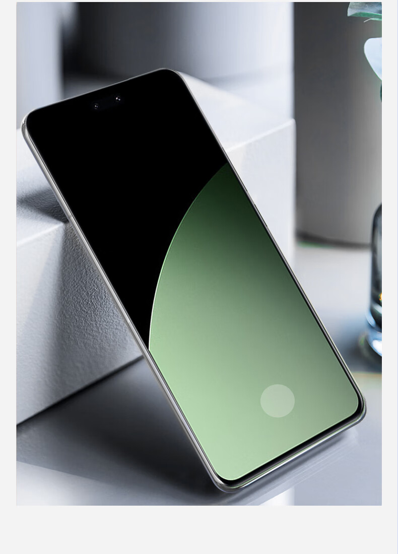 LANGLING [2 Pieces] Tempered Glass Screen Protector for Xiaomi Civi 4 Pro, Curved Screen Coverage Protective Film for Xiaomi Civi 4 Pro, High Definition Anti-Drop Wear-Resistant Anti-Fingerprint Front Film 2