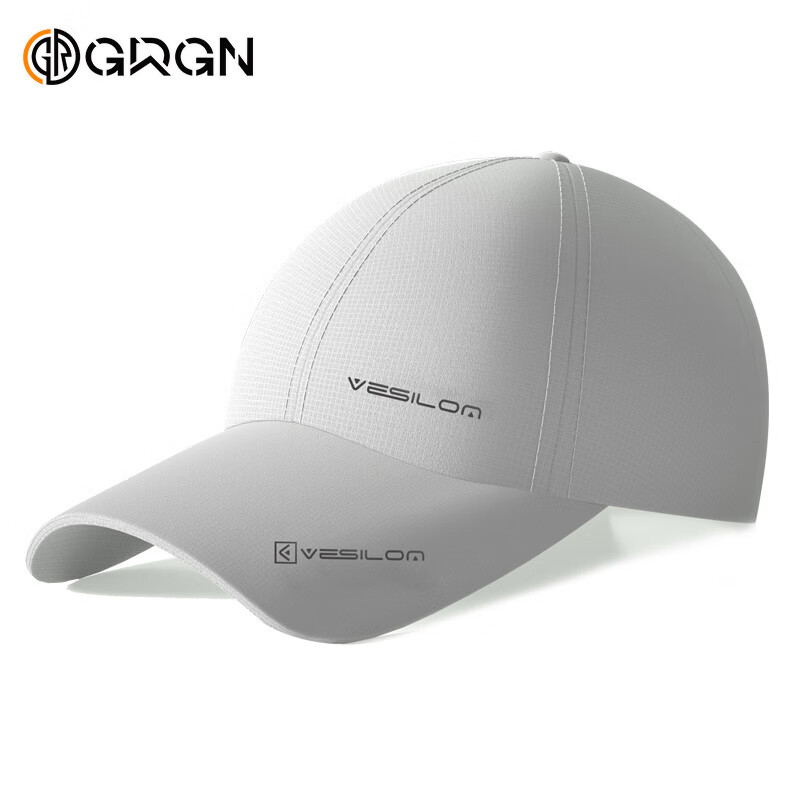 GRGN Men's Lightweight Quick-Dry Baseball Cap, Breathable Sun Hat, Korean Style UV Protection Sports Visor, Trendy