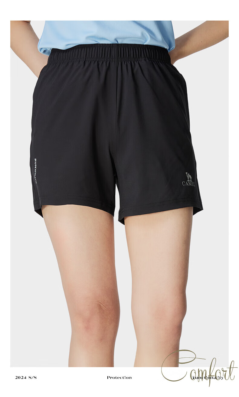 CAMEL Men's Sports Shorts, 2024 Spring And Summer New Style, Woven Quick-Dry Breathable Cool Casual Shorts for Women, 6002 10