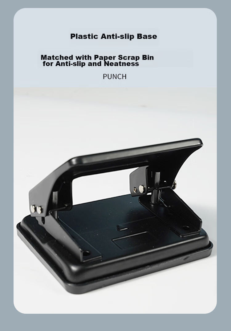 TANGO 20-Page Two-Hole Puncher, Medium-Sized Black Φ6mm Binder, Office Stationery Supplies, 3C Digital Products, All-Net Low Price 4