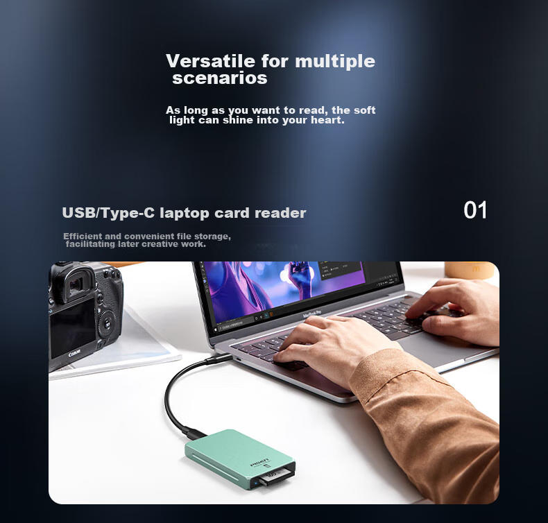 Pisen USB3.2 Card Reader, CFe And B-Card Reader, 10Gbps Transfer Speed, Type B Card Reader, Compatible with Apple IPhone 15/16, Tianxue, Canon, Nikon Camera Storage Cards 9