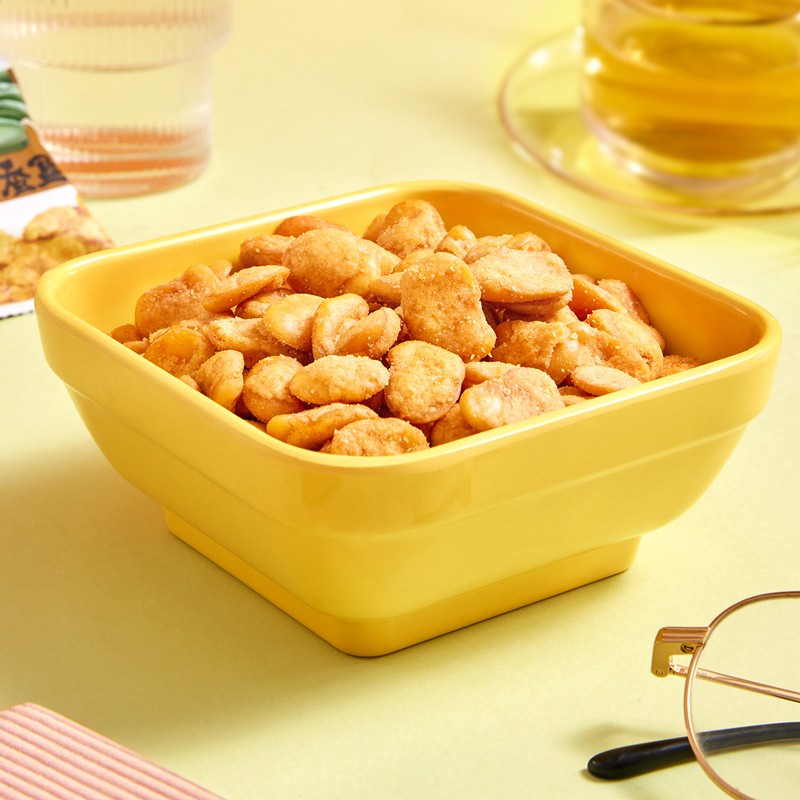 甘源牌蟹黄味蚕豆休闲零食坚果炒货特产风味小吃食品免剥壳兰花豆瓣500g