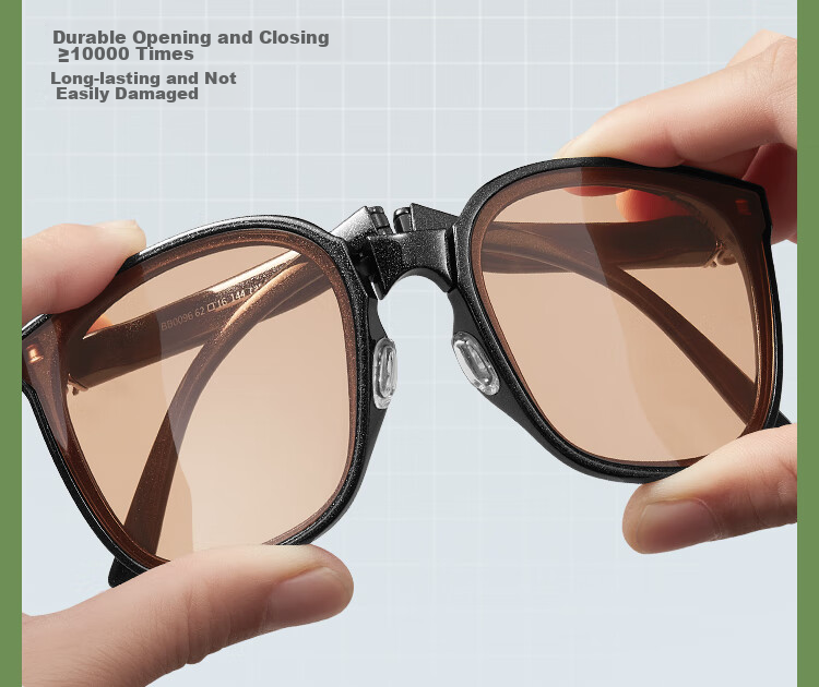 Beneunder Sunglasses Unisex UV Protection Cycling Driving Square Round Large Frame Outdoor FD020 4