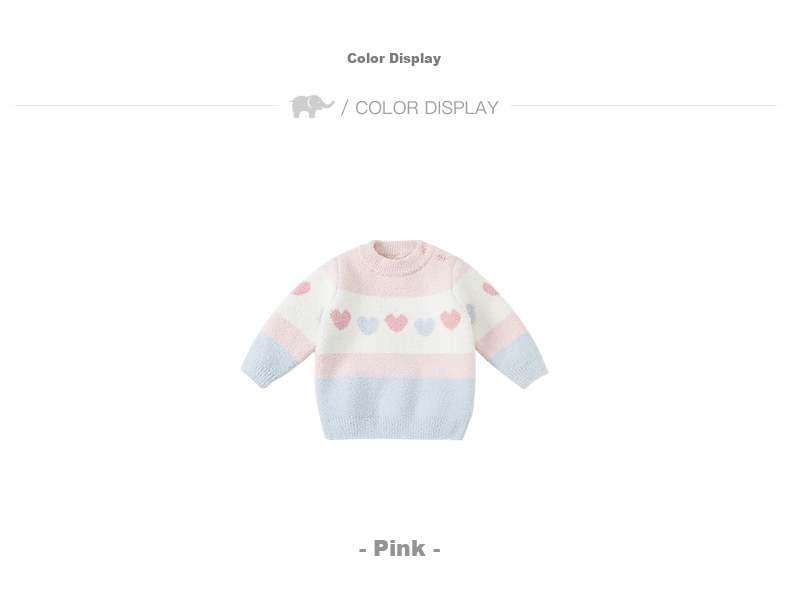 DAVE & BELLA 2021 Autumn Winter Girls' Pullover Sweater Knitted Top Stylish DBZ19832 Pink 100cm 7