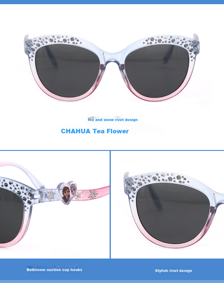 Disney Children's Sunglasses, Girls' Sunglasses, Kids' UV Protection Glasses, Children's Eyewear for Ages 6-12, Back-To Gift, School Supplies 8