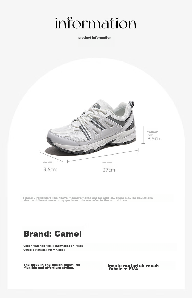 CAMEL Summer Breathable Outdoor Hiking Shoes for Men And Women, Trail Running Sports Trekking Footwear 14