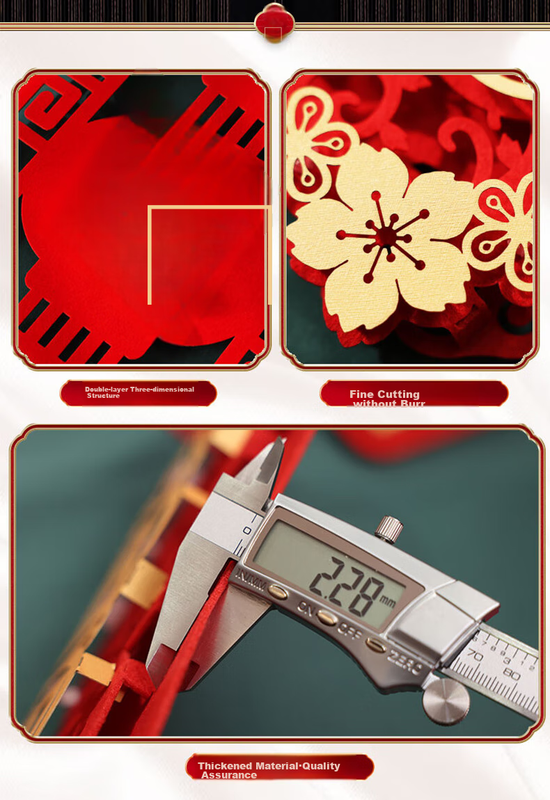 Jiamo Housewarming Couplets, New Home Gift, Moving-In Ceremony Decorations, Complete Set for Entrance Door And New Residence 5