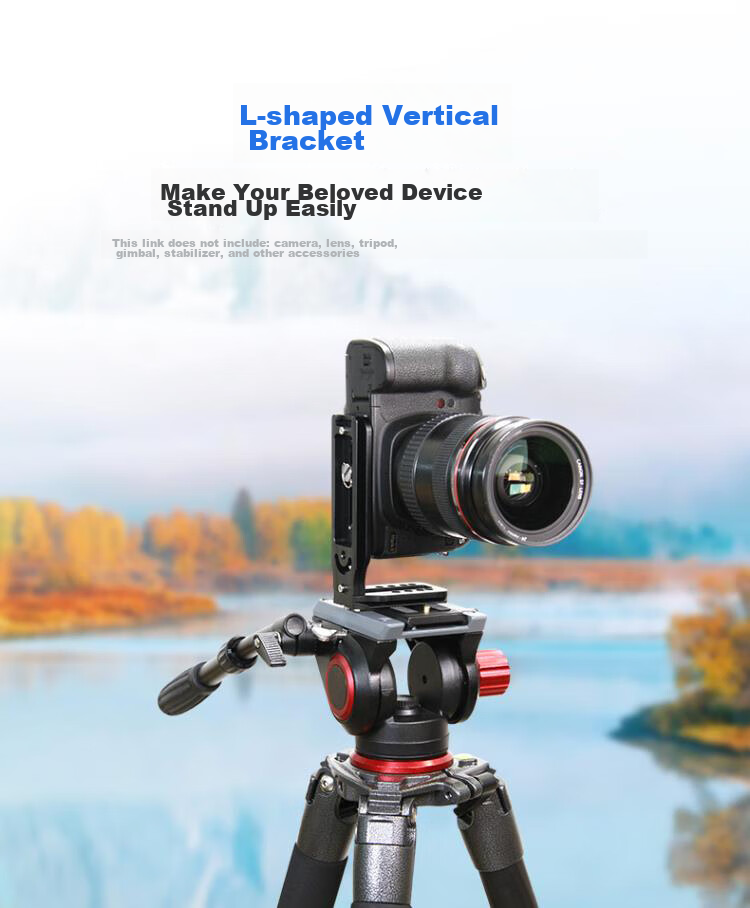 Earlymen EM-L90 Vertical L-Shaped Tripod, Compatible with Mirrorless And DSLR Cameras, Gimbal Monopod, Suitable for Zhiyun Smooth 4/Weebill 2/Luxy RS2/RS3/Stabilizer 1