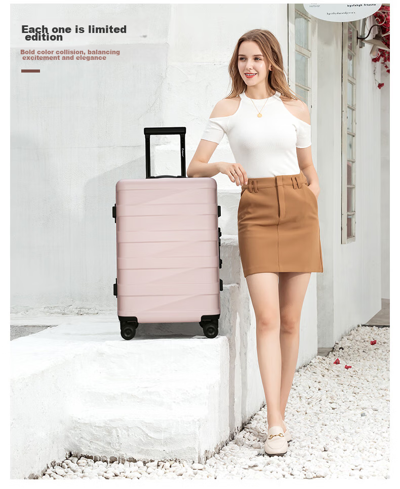 Diplomat Fashion Color-Block Trolley Suitcase Luggage for Men And Women, Password Lock Carry-On Travel Case TC-26032 3