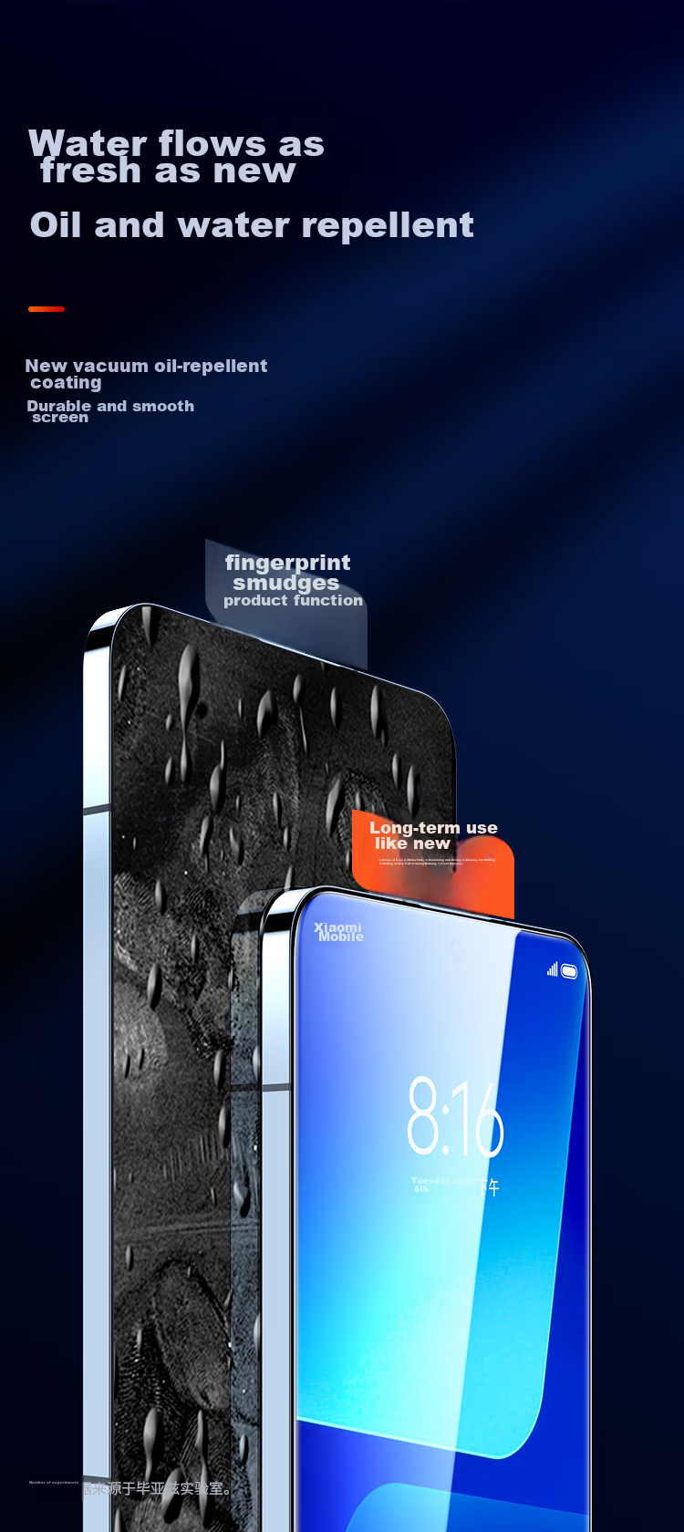 BIAZE [Ultra-Fast Repair, 2 Pieces] Hydrogel Soft Film for Xiaomi 11, Screen Protector for Xiaomi 11 Pro/11 Ultra, HD Non-Tempered Full Adhesive Anti-Scratch Anti-Fingerprint JM114 10