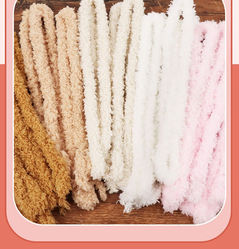 Xubeile Plush Stuffed Animal, Thickened Fleece, Twisted Dog Toy, DIY Craft Kit, Gift for Girls And Children, Decorative Item 7
