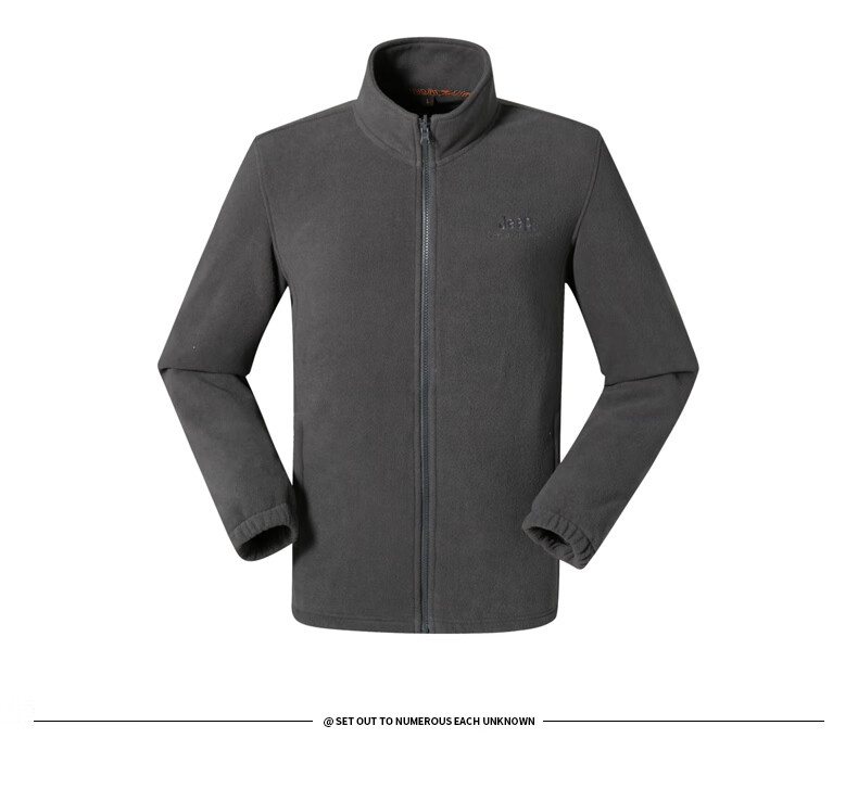 Jeep Outdoor Jacket for Men And Women, Three-In Fleece Windproof Waterproof Couple's Coat with Detachable Layers, Cold-Resistant Mountaineering Suit, 2XL 41