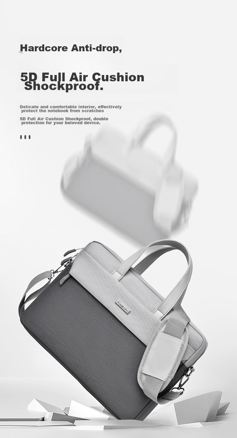 Milooky Shoulder Laptop Bag, 15.6/16 Inch, Large Capacity for Women, Suitable for Huawei And Apple, Handheld Briefcase 7
