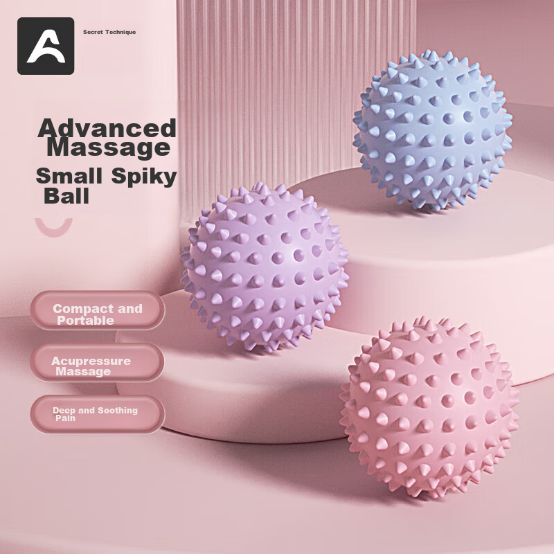 Aoyi Foot Sole Fascia Ball, Hedgehog Ball, Back Muscle Relaxation And Soothing Shoulder And Neck Ball, Yoga Fitness Massage Ball