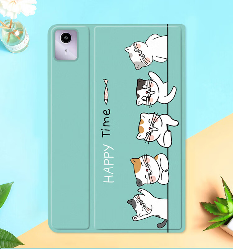Shihan Compatible with 2025 Lenovo Xiaoxin Pad11 Protective Case, 11-Inch Universal 2024 Lenovo Tablet Protective Cover, Slim Full Coverage Shockproof Creative Cartoon Sleep Cover 10