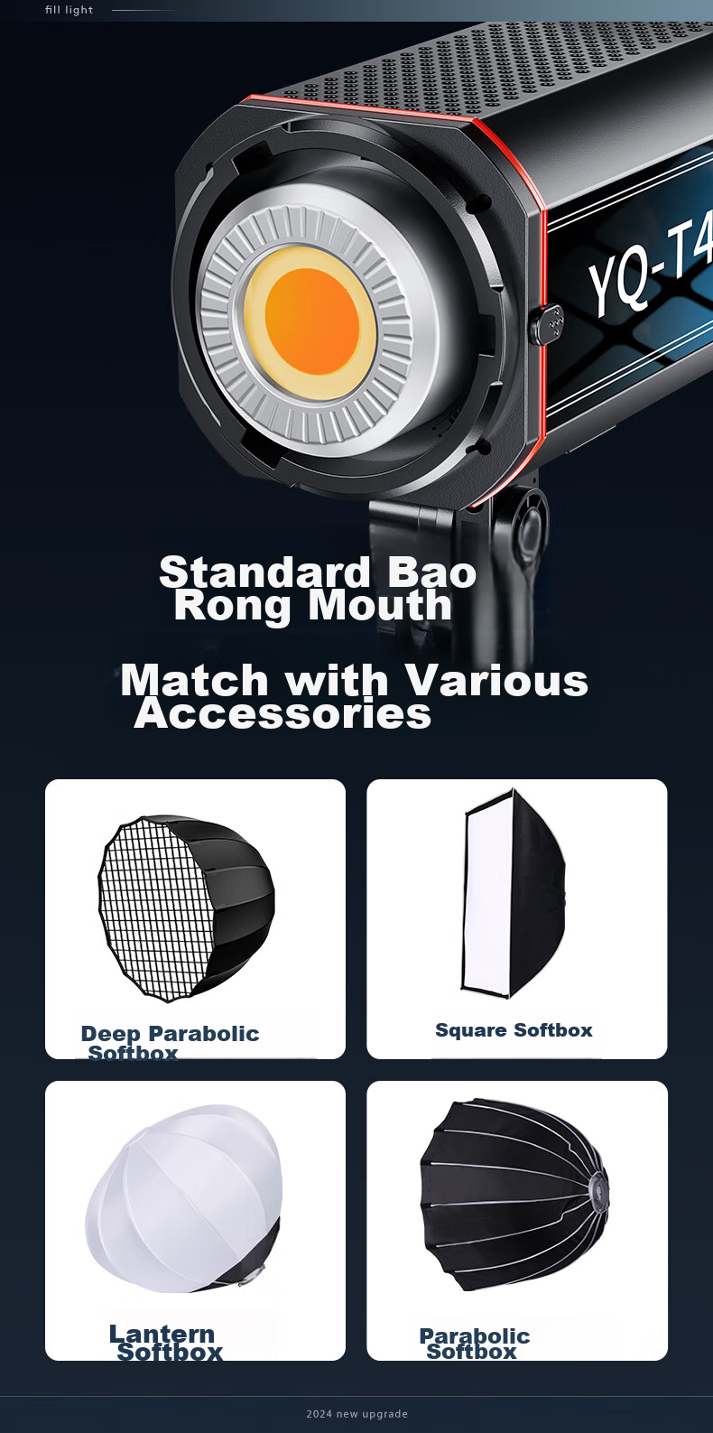 CRENOV [200W Measured Light] Live Streaming Photography LED Fill Light, Sunlight Lighting, Softbox Light for Shooting, Studio Photo Equipment, Camera Props, Streamer Beauty Kit 7