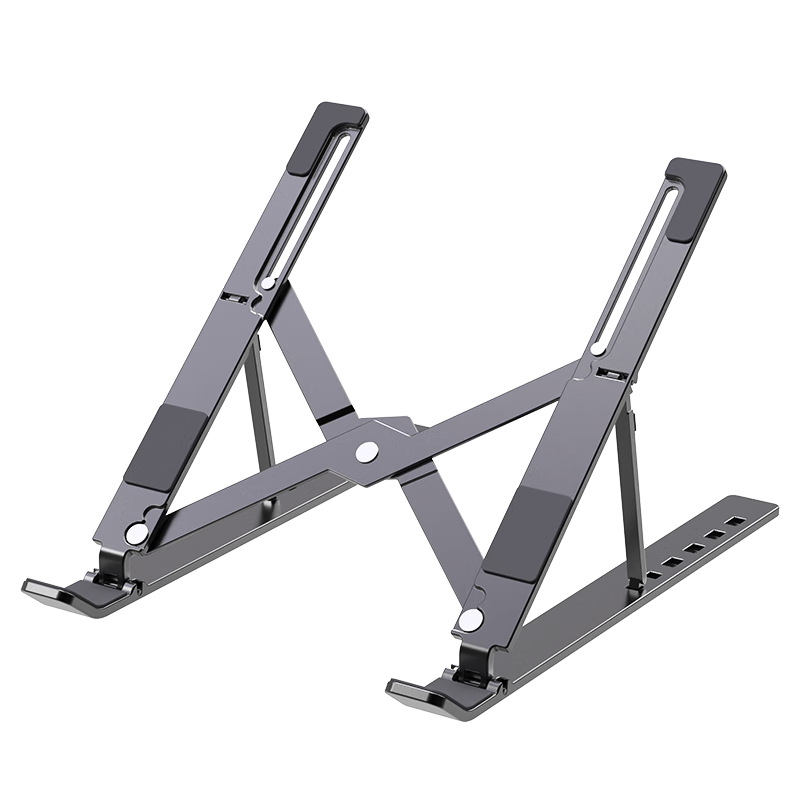 LUCKPRO Laptop Cooling Stand, Aluminum Alloy Foldable Portable Vertical Riser, Desktop Storage Computer Stand, Tablet Stand