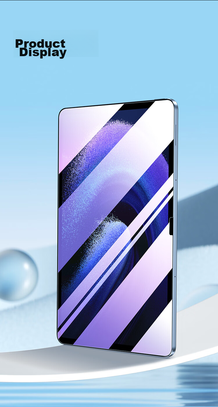 BIAZE Tempered Glass Screen Protector for Xiaomi Pad 6 MAX, 2023 Tablet, 14-Inch Anti-Blue Light Protective Film, Scratch-Resistant Full Screen Protector PM205 11