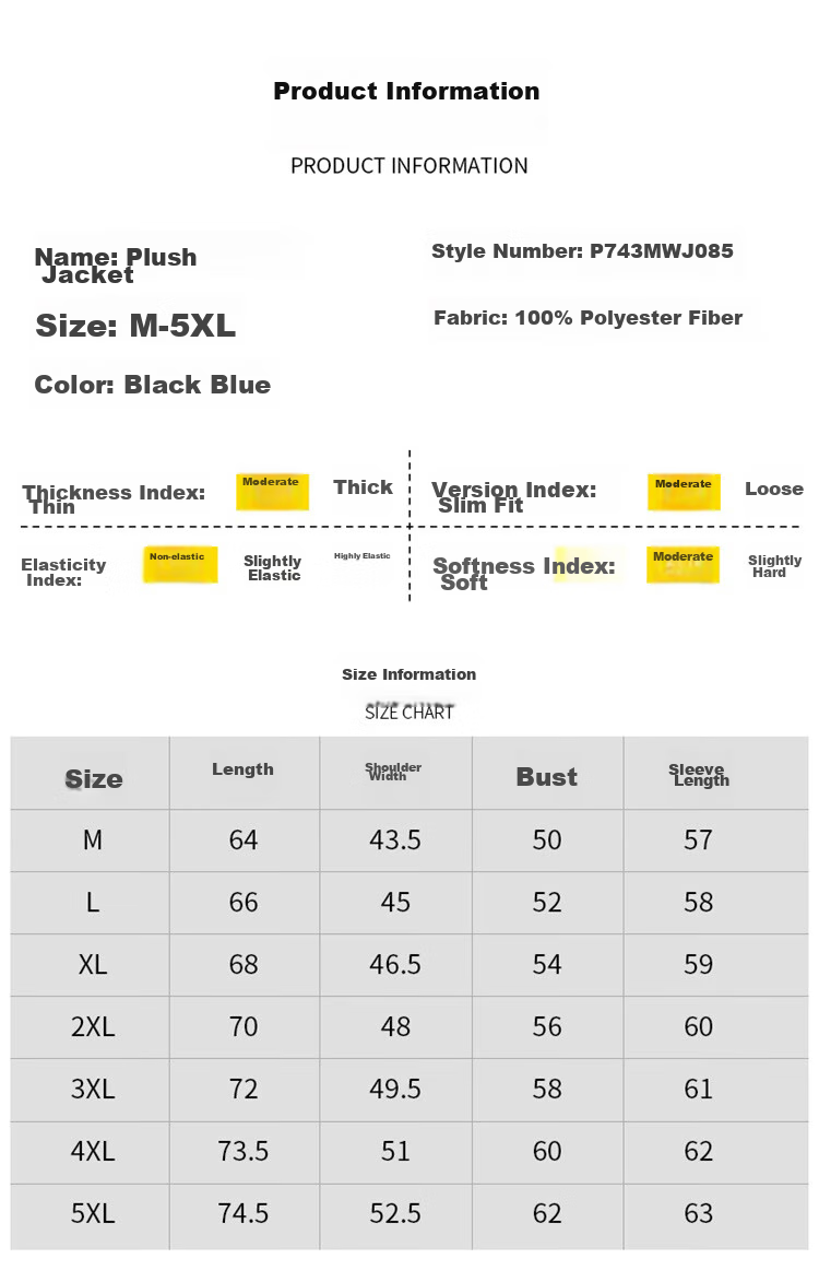 JEEP Men's Jacket, Trendy Simple Stand-Collar Fleece Jacket with Embroidery, Men's Fleece Coat 085, Black, M 8