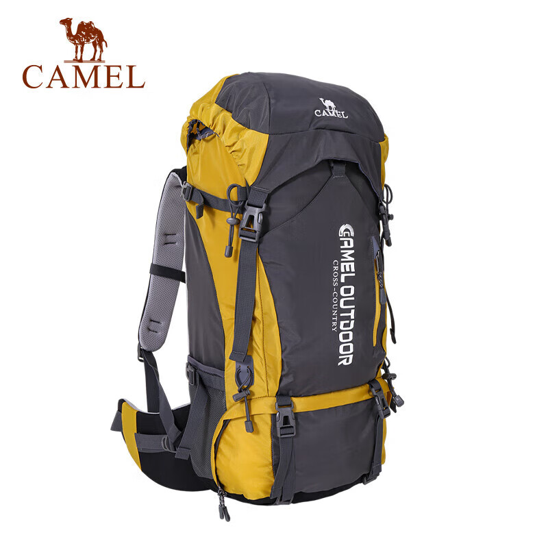 Рюкзак CAMEL Outdoor Professional Hiking Backpack, многофункциональный, большой емкости, для мужчин и женщин, для походов и путешествий, 7S3AC3034A, темно-серый