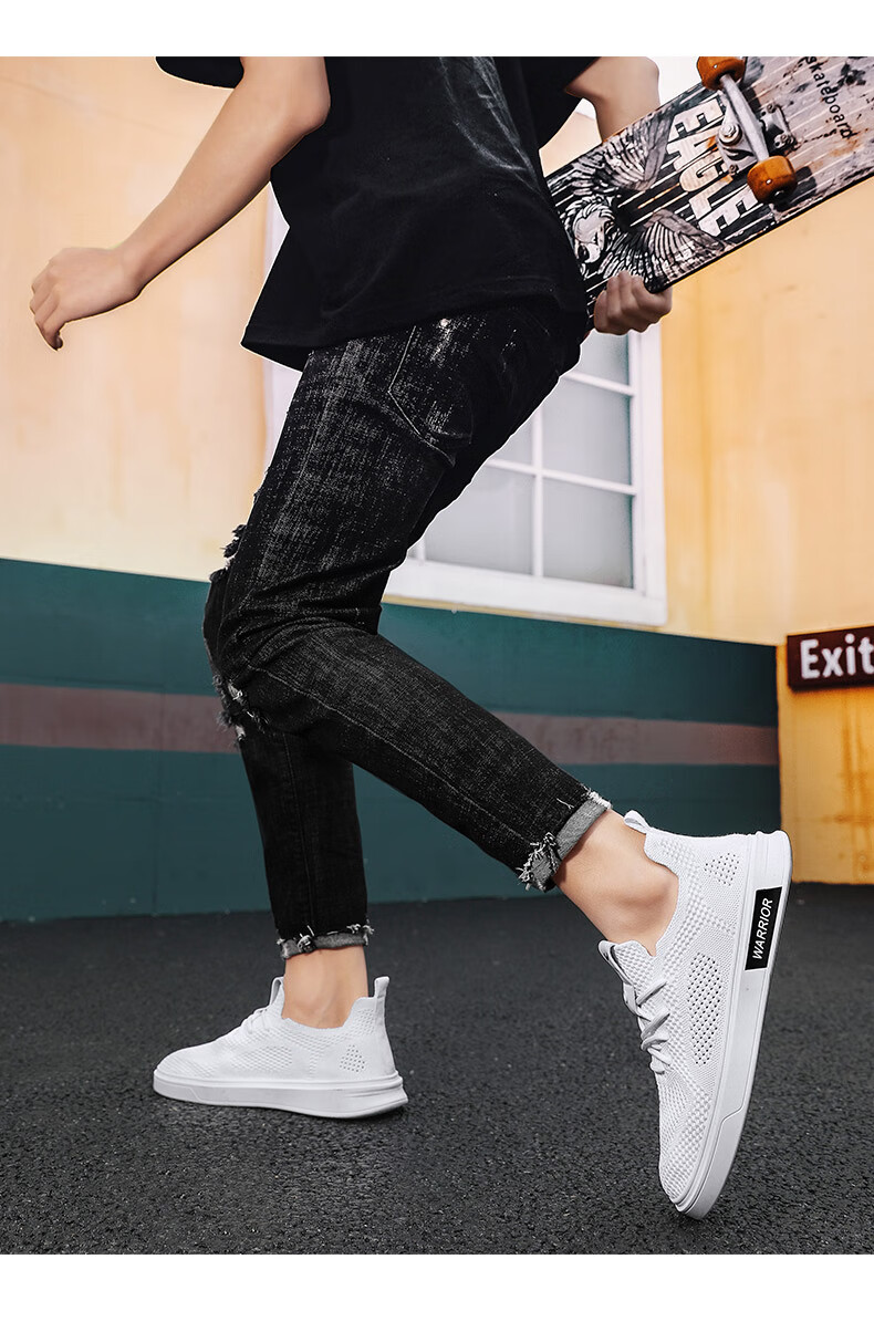 Huili Men's Shoes, Old Beijing Cloth Shoes, 2026 Summer New Style Men's Breathable Lightweight Mesh Casual Shoes, Black, Size 41 14