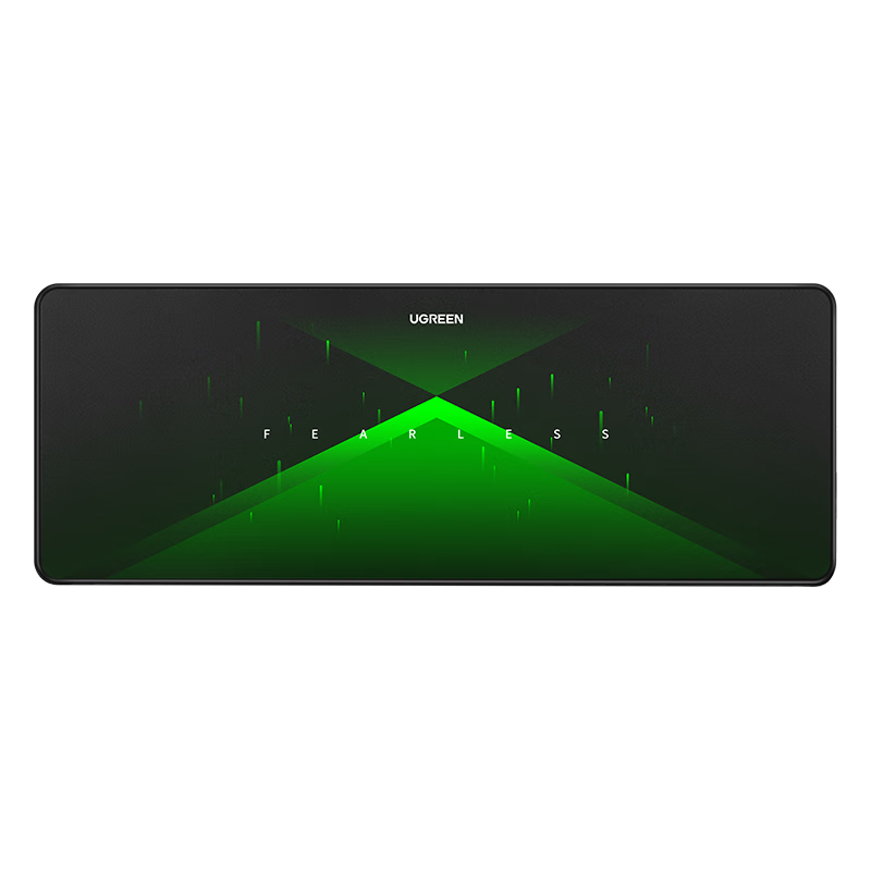 UGREEN Gaming Mouse Pad, Extra Large Desk Mat with Fine Surface for Smooth Computer Use, Precision Edge-Locked Thickened E-Sports Desk Mat And Keyboard Pad, 800*300*4mm, Aurora Red