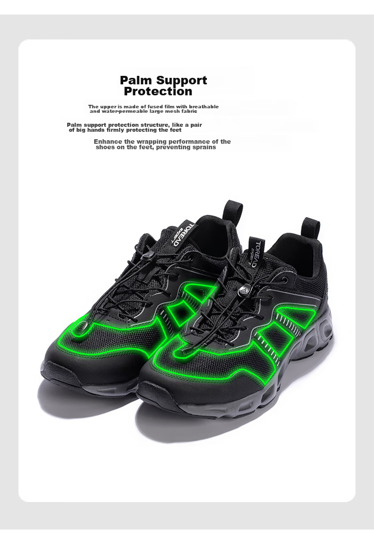 TOREAD Men's Stream Tracing Shoes, Spring And Summer Outdoor Non-Slip Breathable Mesh Water Shoes, Sports Beach Sandals TFEECM81946 4