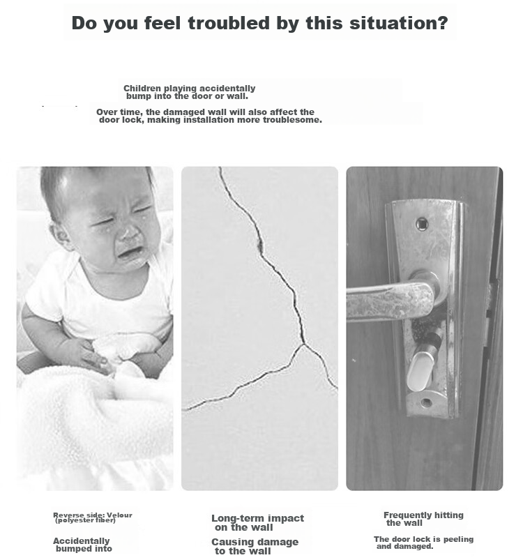 9I9 Children's Door Handle Protector, Baby Room Door Pull Handle Anti-Collision Protection Silicone Cover 21A458 3