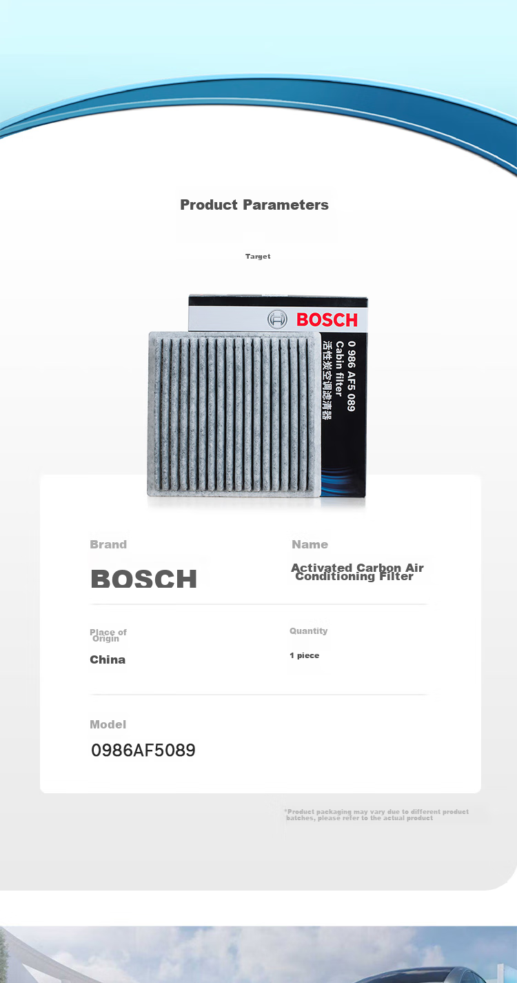 BOSCH Automotive Air Conditioning Filter Element 5089 Ford Edge/Mazda 8 (2011/2013/2015 Models) 9