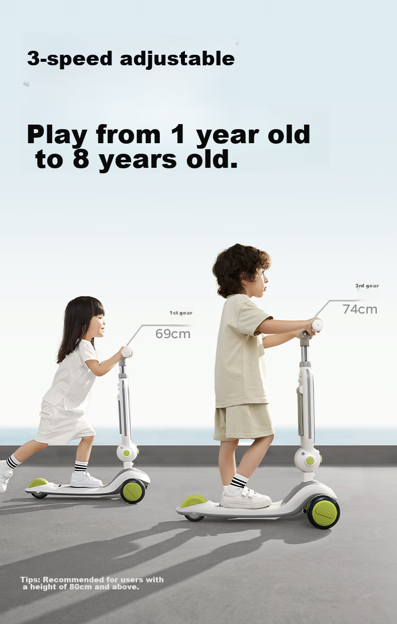 Babycare Children's Scooter for Ages 1-3 Multifunctional Baby Walker Ride-On Toy Birthday Gift, Light Purple 16
